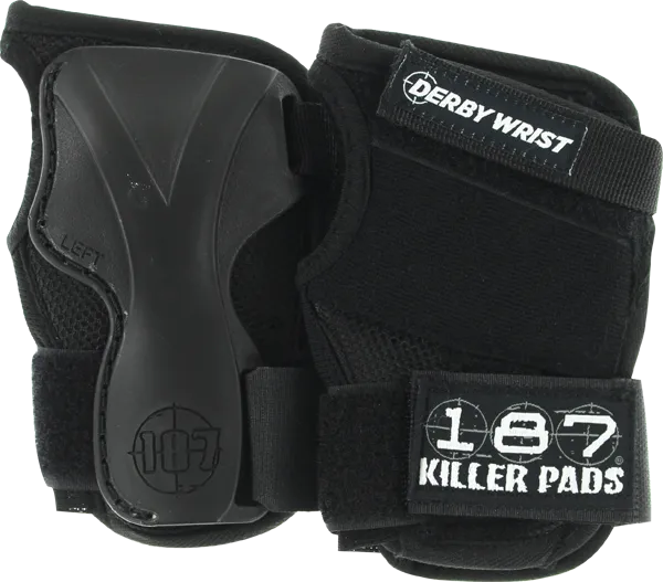 187 Derby Wrist Guard L-Black