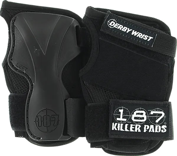 187 Derby Wrist Guard XL-Black