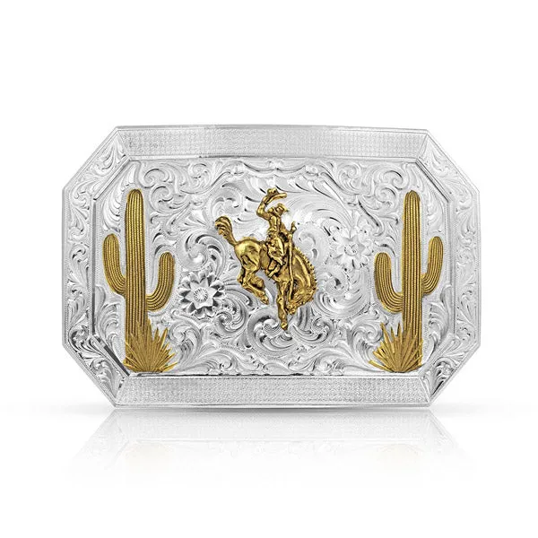 25210-593 Desert Joy Cactus Ranch Rodeo Bucking Horse Belt Buckle