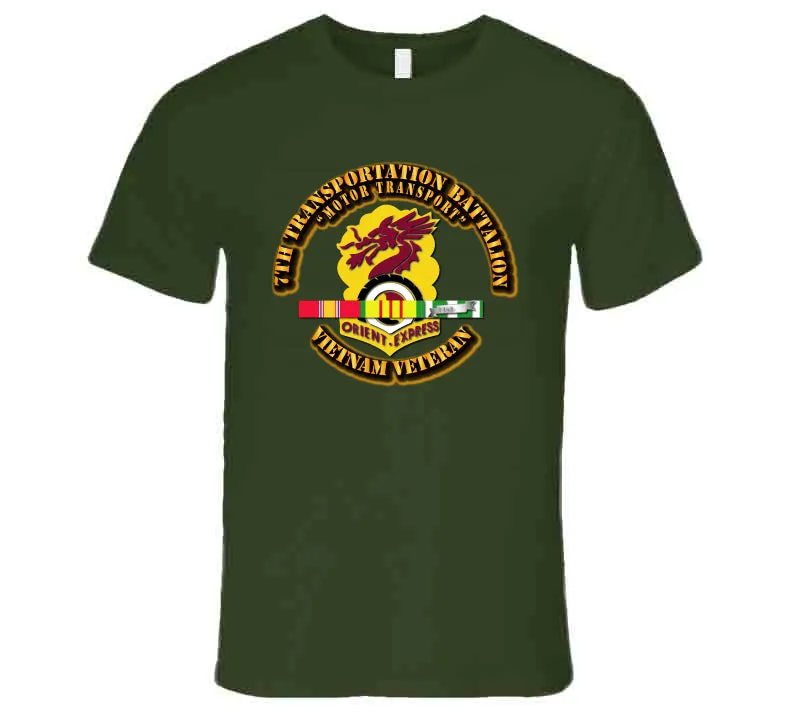 7th - Transportation - Battalion w SVC Ribbon T Shirt