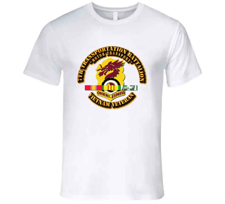 7th - Transportation - Battalion w SVC Ribbon T Shirt