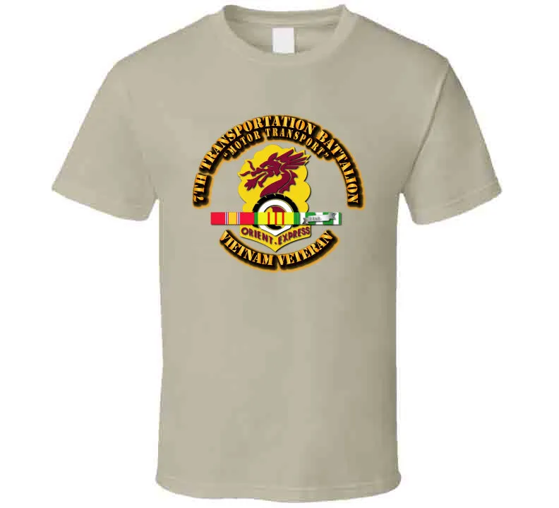 7th - Transportation - Battalion w SVC Ribbon T Shirt