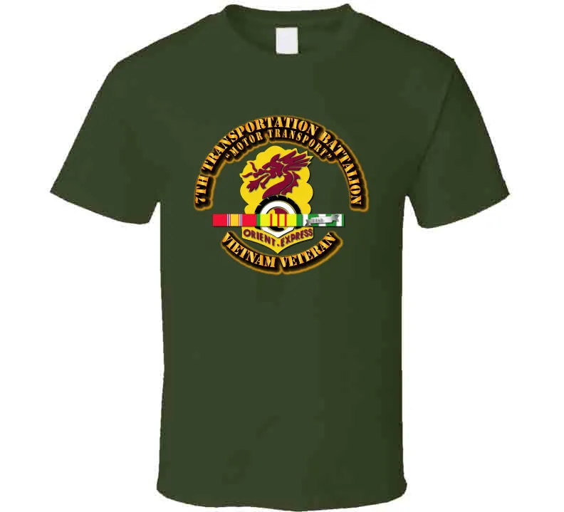 7th - Transportation - Battalion w SVC Ribbon T Shirt