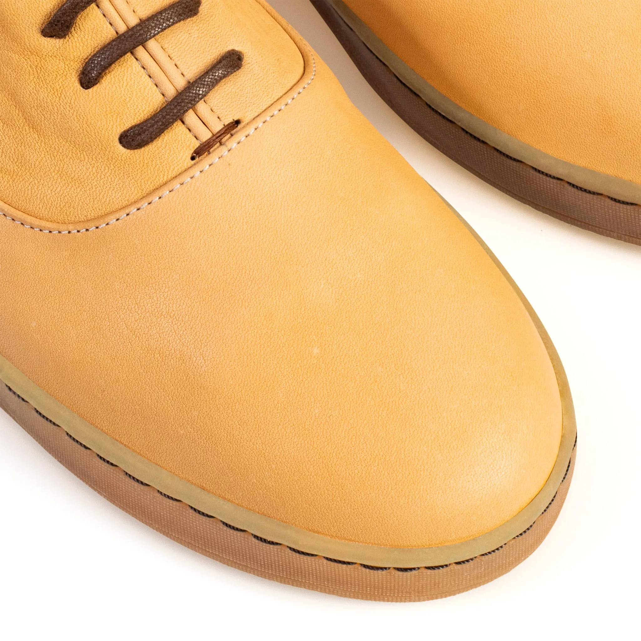 Abbey Unlined Oxford - Tan Horween Dearborn