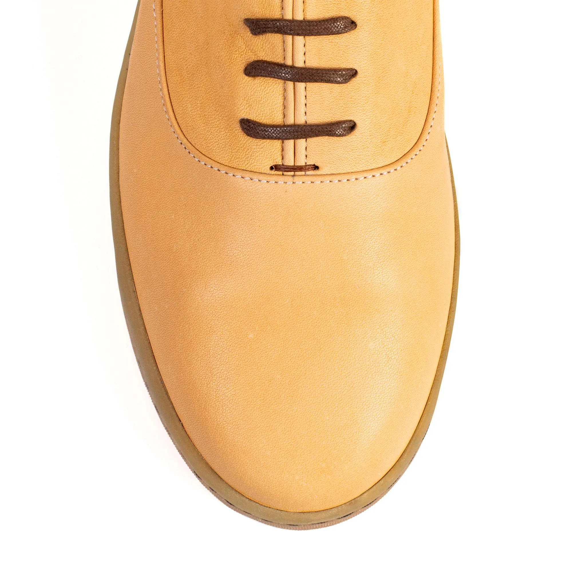 Abbey Unlined Oxford - Tan Horween Dearborn