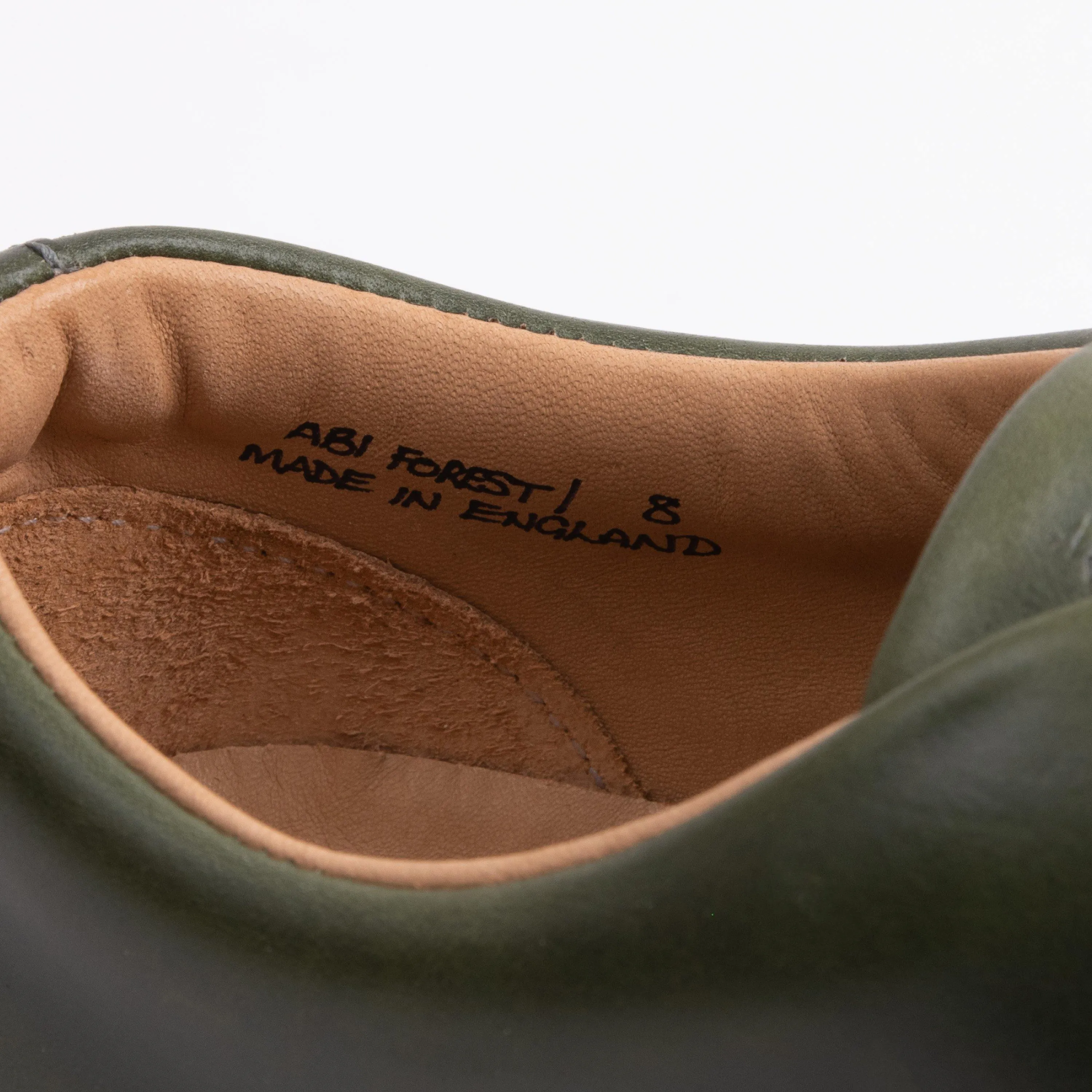 Abington Toe Cap - Horween Forest Green Chromexcel