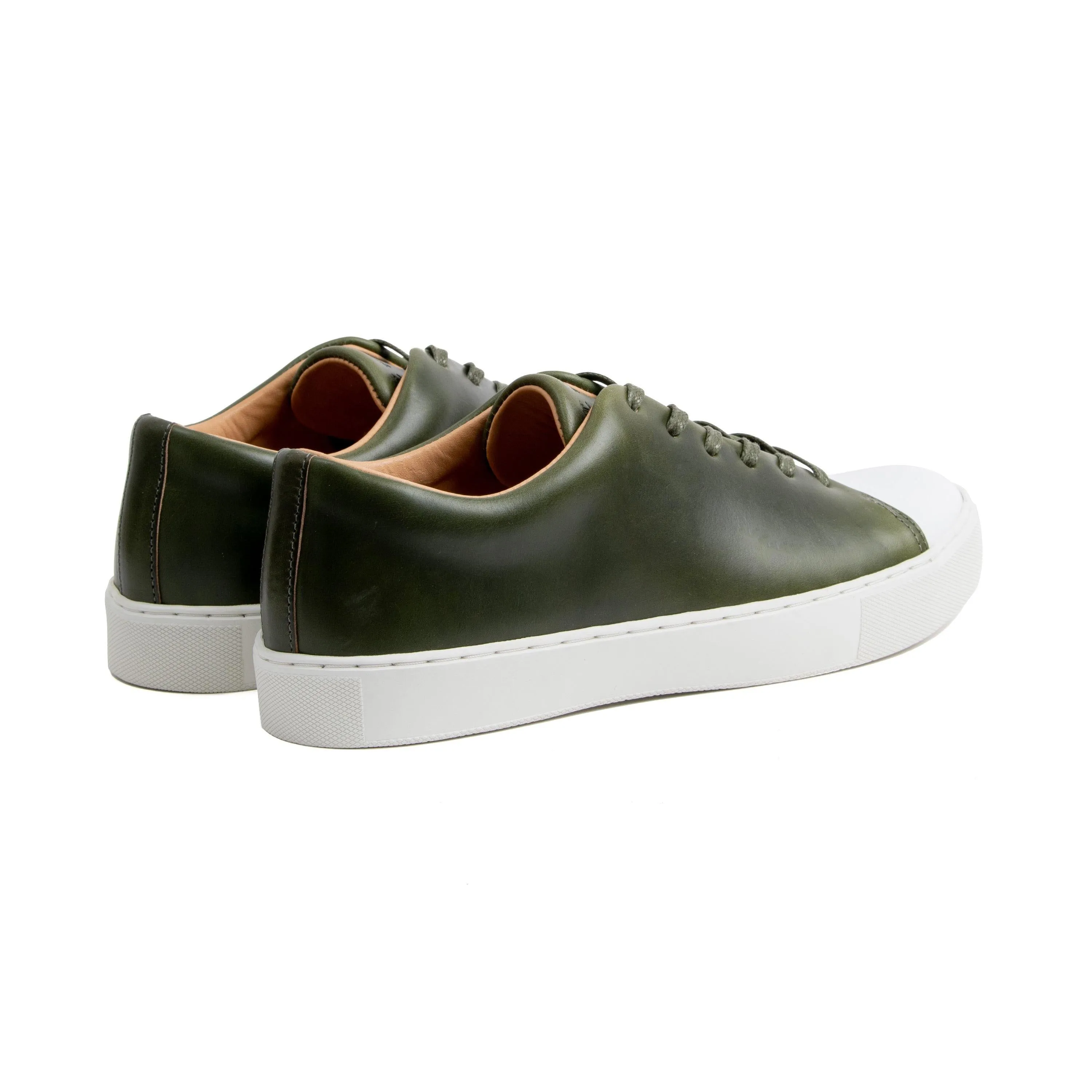 Abington Toe Cap - Horween Forest Green Chromexcel