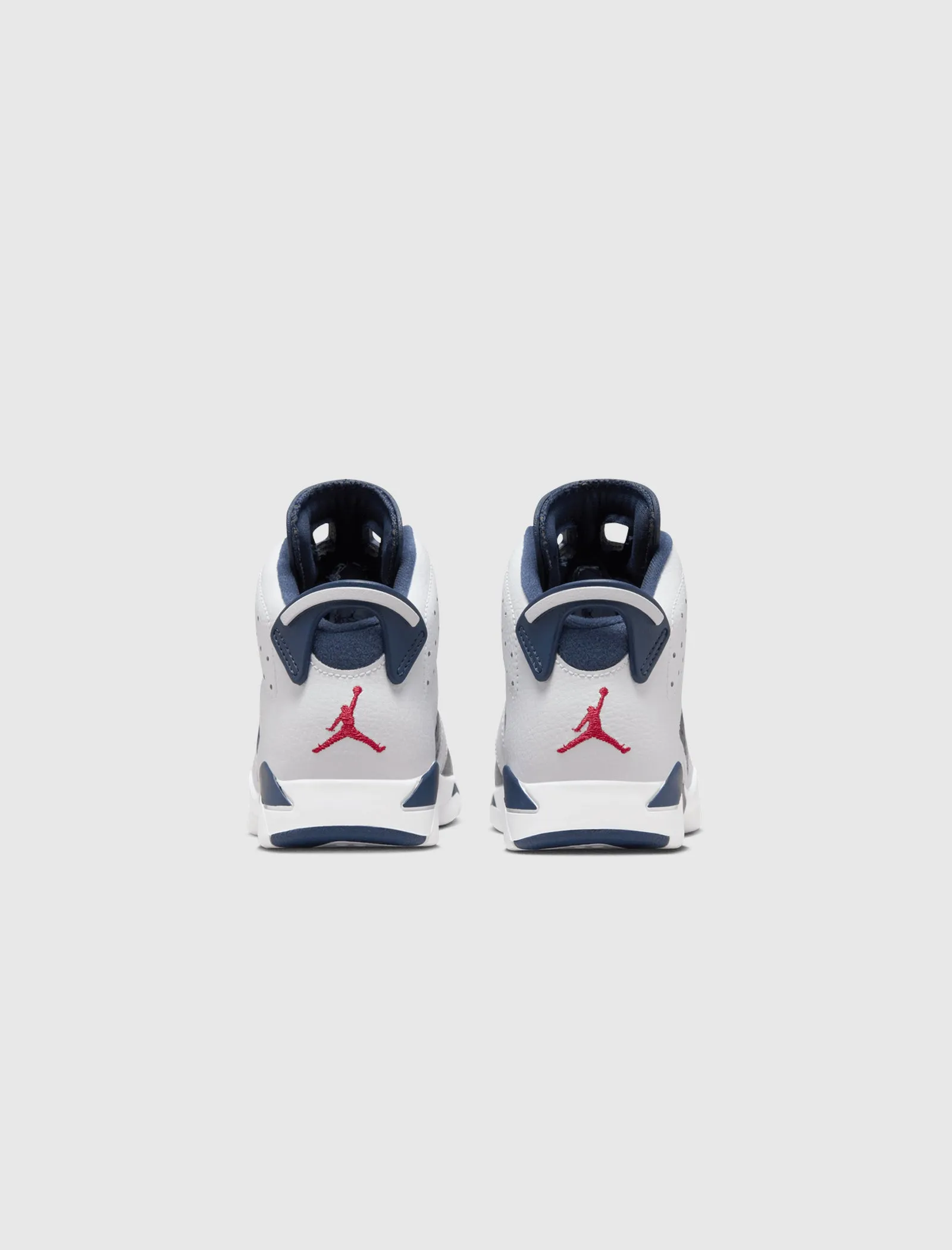 AIR JORDAN 6 RETRO "WHITE/VARSITY RED/MIDNIGHT NAVY" PS