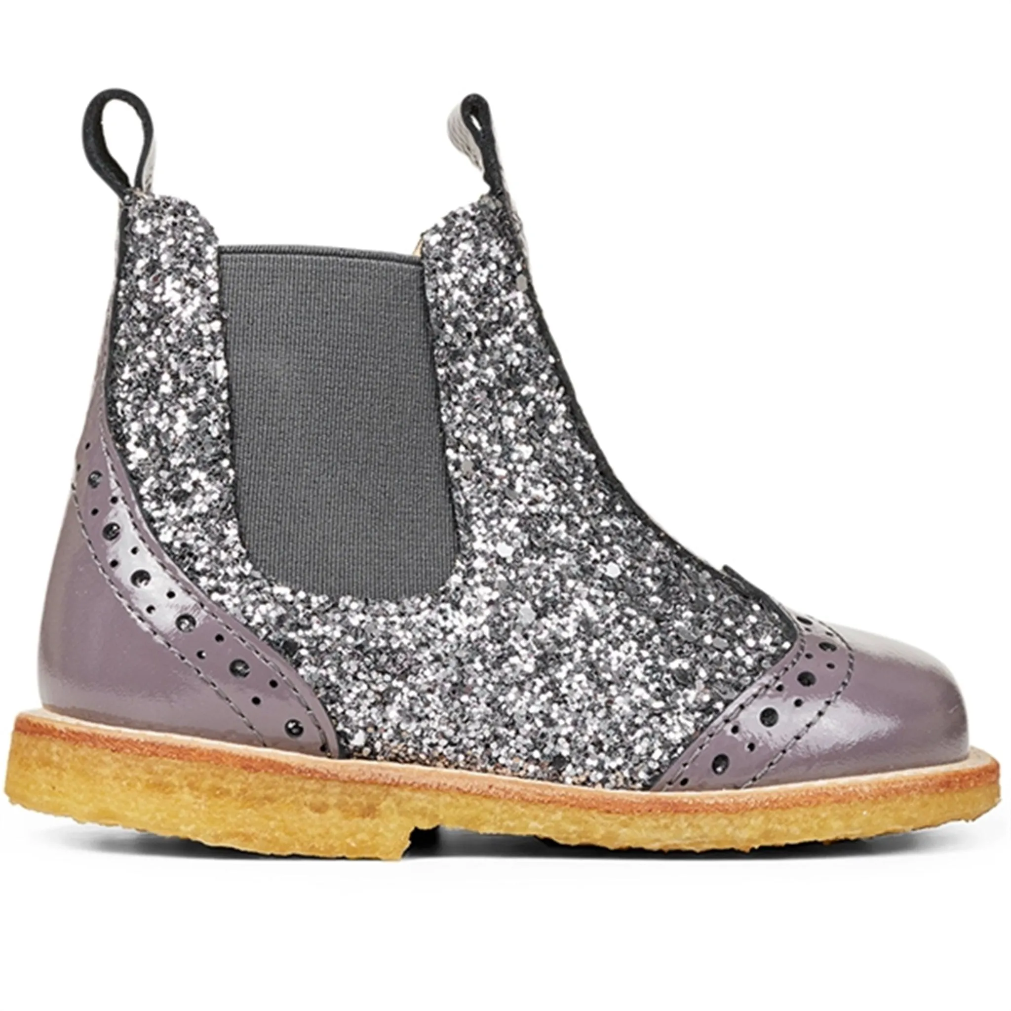 Angulus Starter Chelsea Boots With Zipper Lavender/Dusty Lavender/Elastic