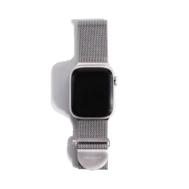 Apple Watch Strap Silver Metal Mesh – Stainless Steel – 38mm – 41mm