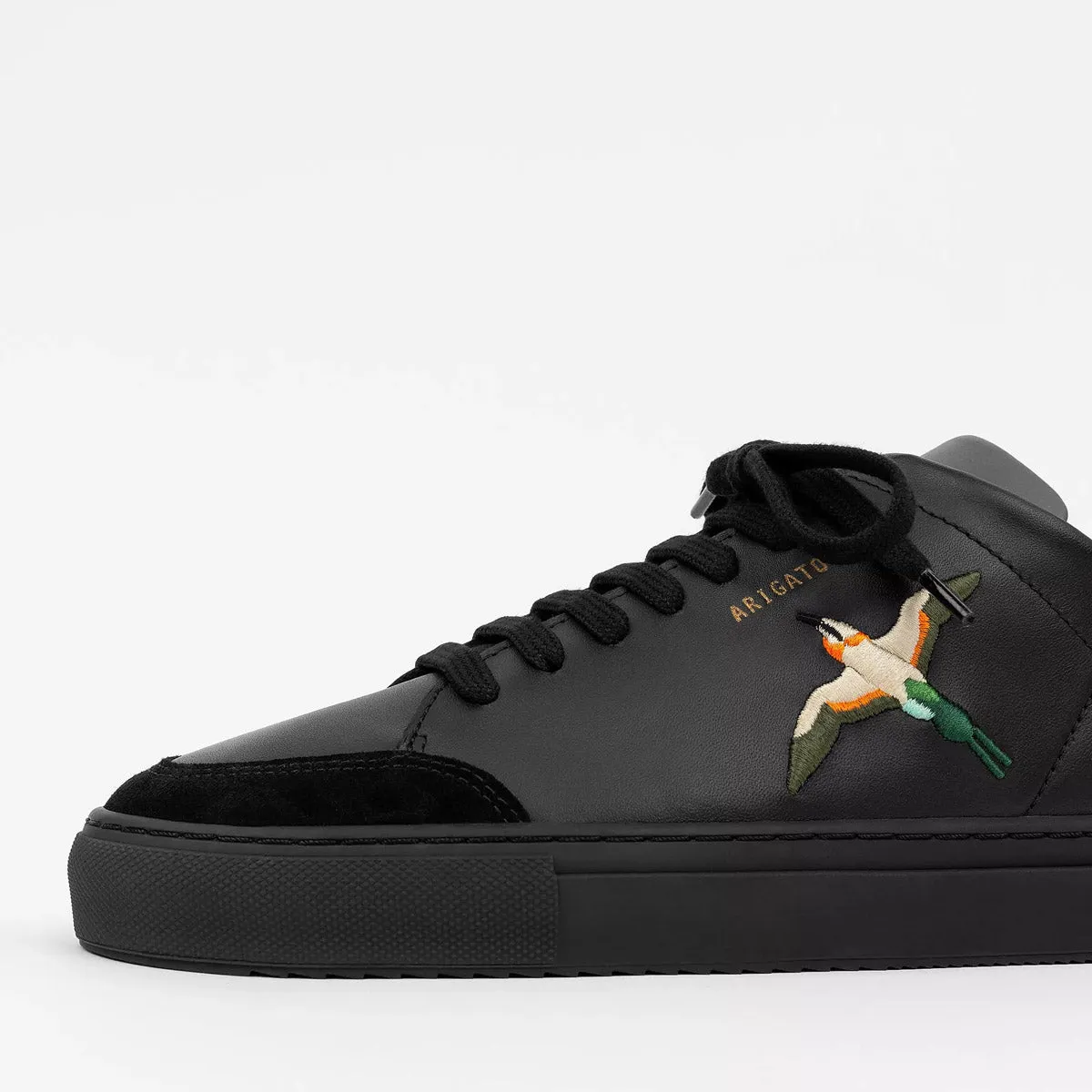 Axel Arigato - Clean 90 Bee Bird Trainers in Black/Army Green