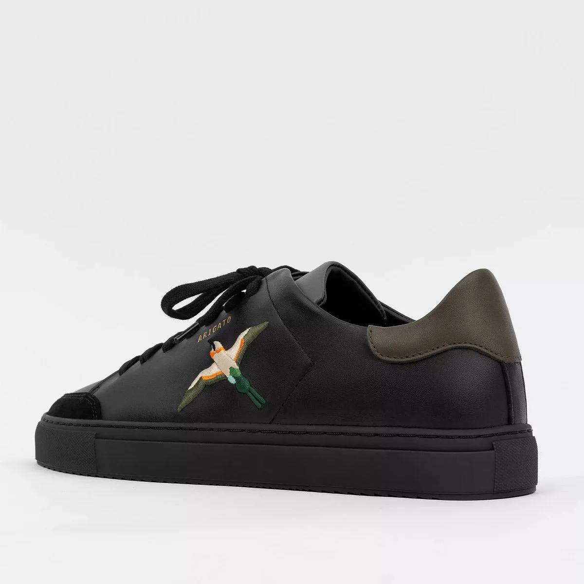 Axel Arigato - Clean 90 Bee Bird Trainers in Black/Army Green