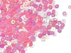 Baby Pink Circular Plastic Sequins(Wholesale)