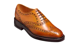 Barker Westfield  Full Brogue Calf Leather Shoe-  Cedar Calf