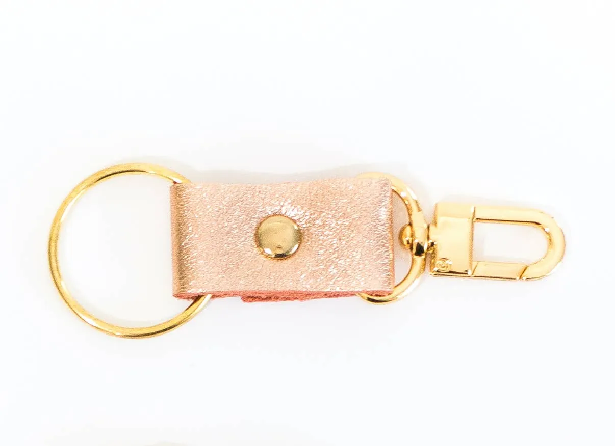 Beaudin Wholesale - Key Chain | Cowhide & Leather Keyfob with Clip Hook: Jaguar