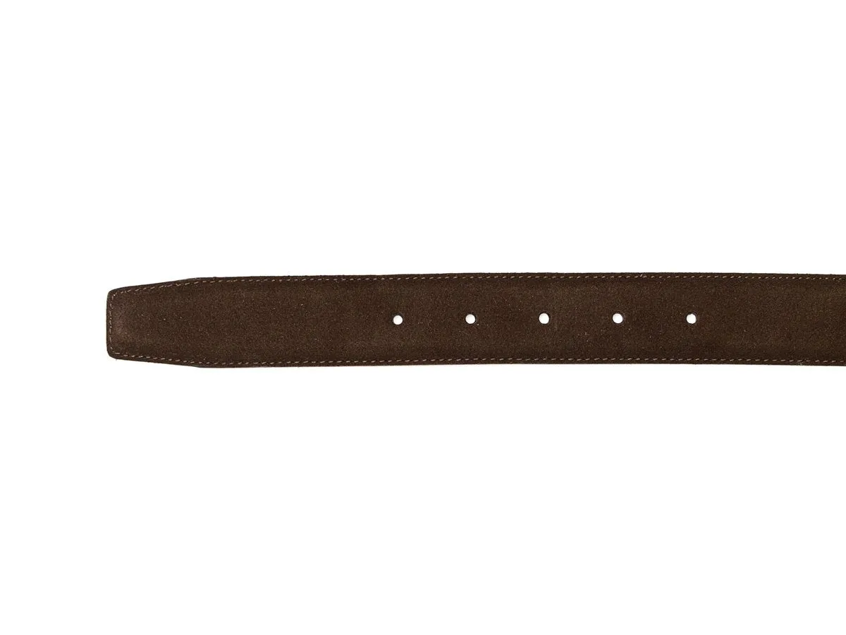 Belt Dark Brown Suede