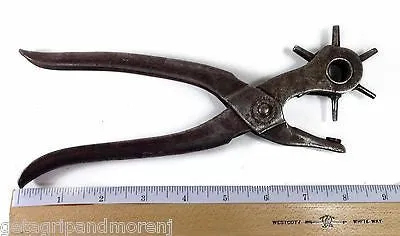 BERNARD SCHOLLHORN Revolving Leather Punch Tool Vintage Antique