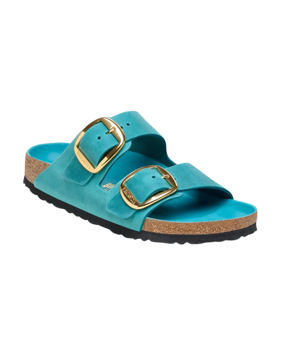 Birkenstock Arizona Big Buckle Oiled Leather Biscay Bay Sandals