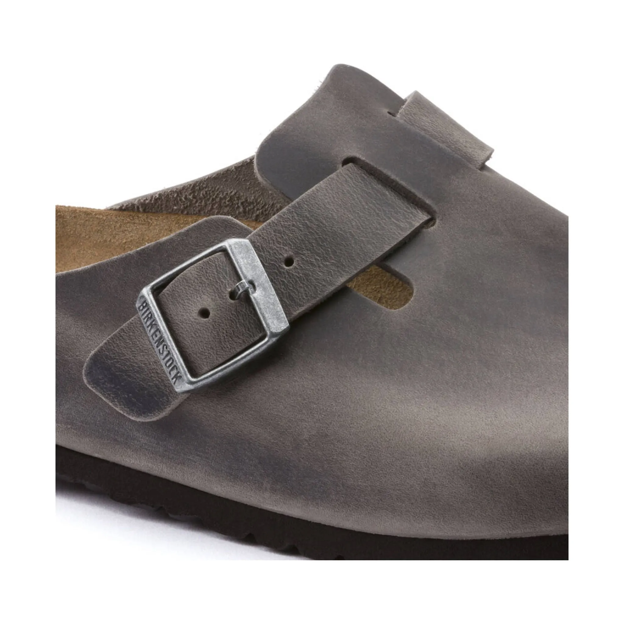 Birkenstock Boston Soft Footbed - Oiled Leather Iron