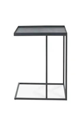 Black Metal Tray Side Table | Ethnicraft Square