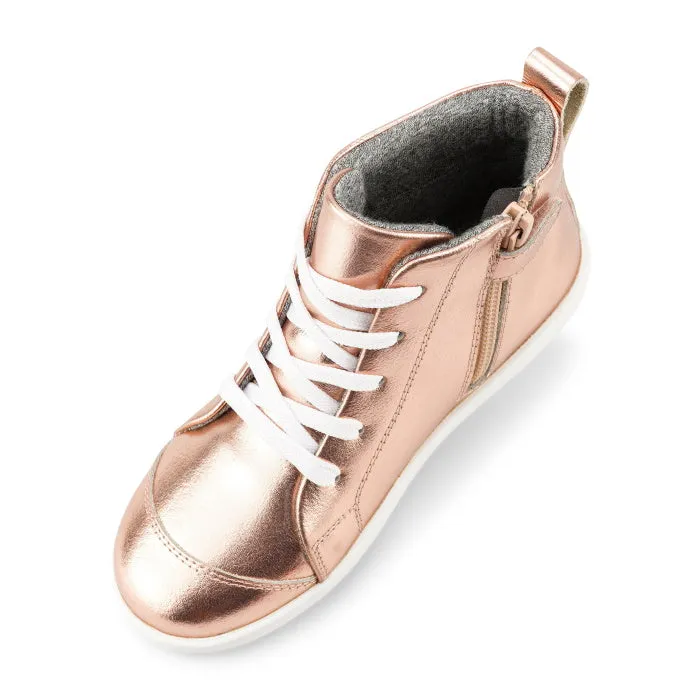 Bobux Kids Plus KP Alley Oop Boot Rose Gold Metallic