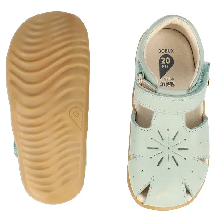 Bobux Step Ups Compass Mist Aqua 734905 Toddler Girls Sandal”