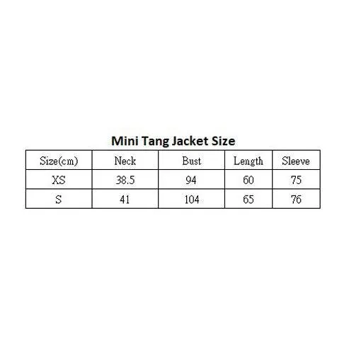 【BUILDING】100% Silk Mini Tang Jacket