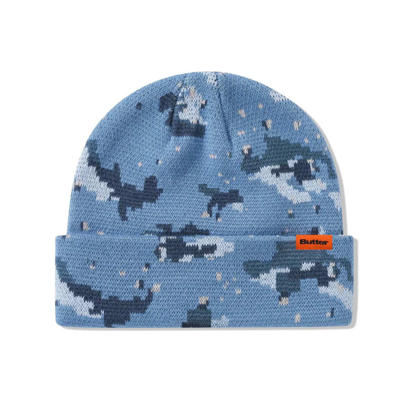 Butter Goods Desert Camo Cuff Beanie - Slate