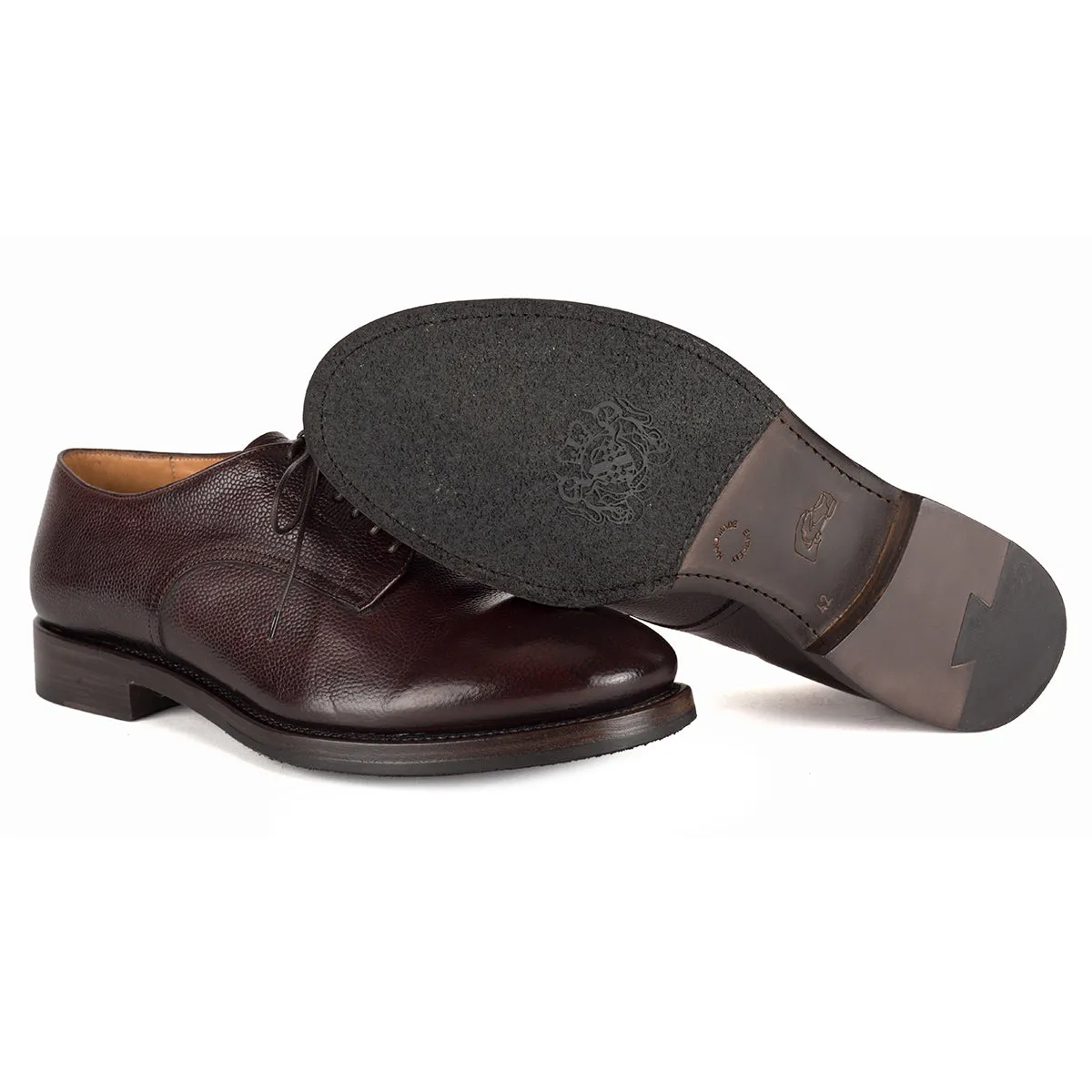 CALEB 71005<br>Textured Brown derby