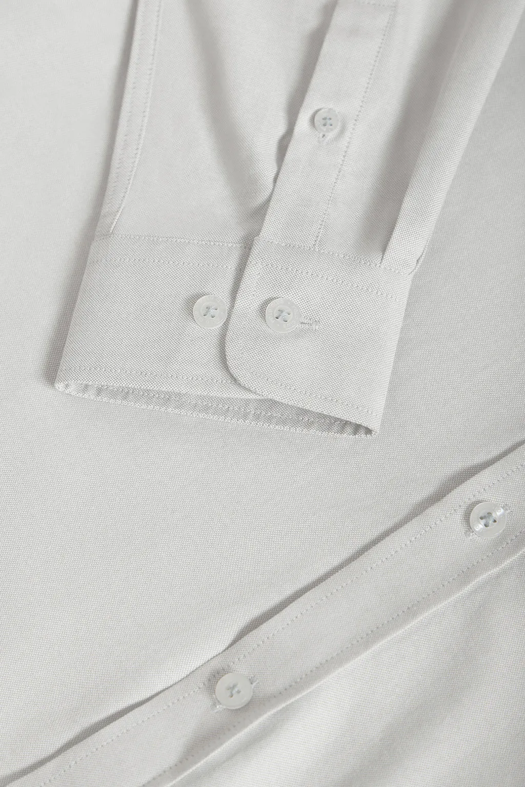 Camisa Oxford blanco roto con logo Polo Club