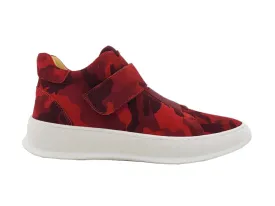 Camouflage Printed Suede Sneakers