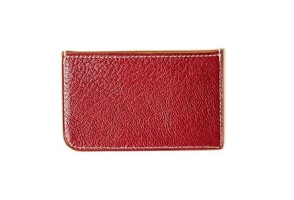 Card Wallet Two Slot Red