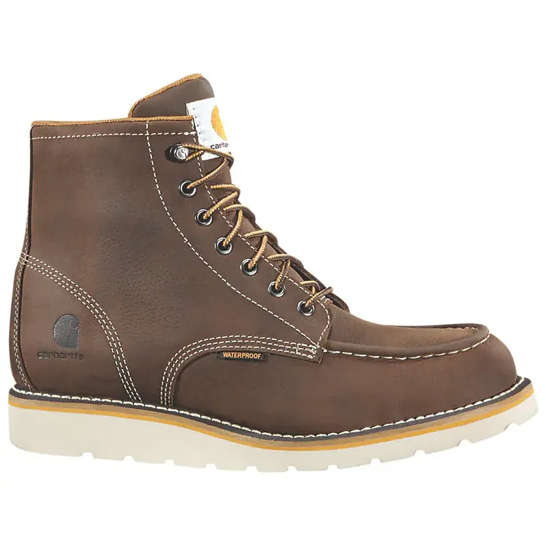 Carhartt - Men's 6" Brown Steel Toe Wedge Work Boot - CMW6295