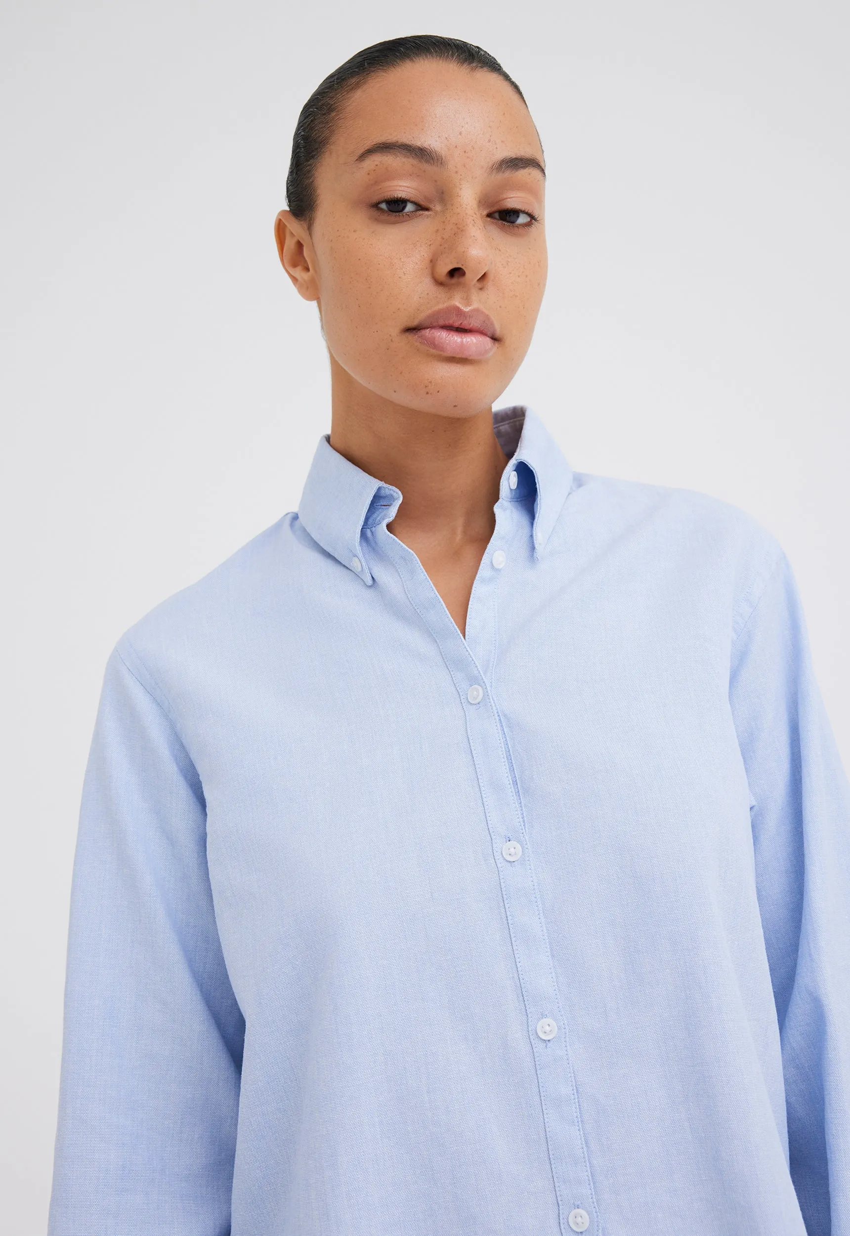 Carpe Oxford Shirt - Pale Blue