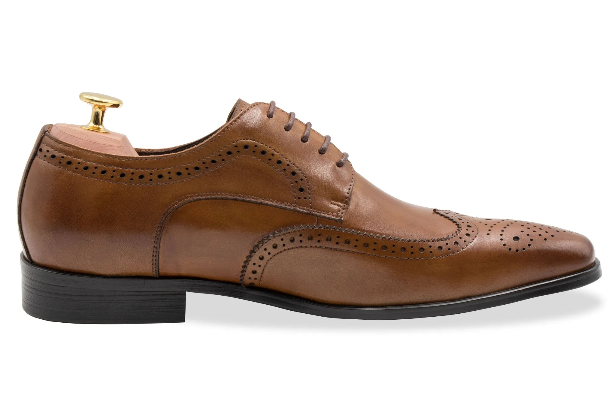 Caseros Wingtip Chestnut Derby