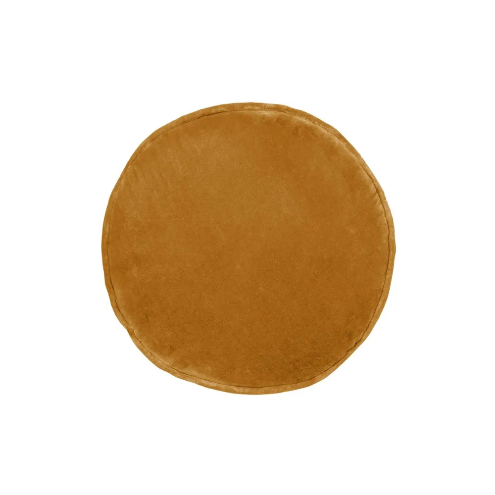 Castle Penny Round Cushion Butterscotch