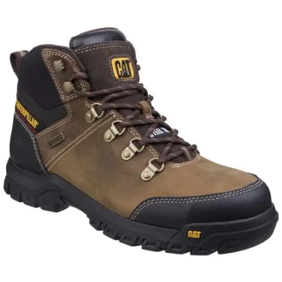 Cat Framework Brown Waterproof Boot S3 Safety Boot WR HRO SRA