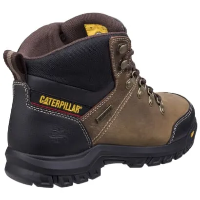 Cat Framework Brown Waterproof Boot S3 Safety Boot WR HRO SRA