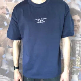 CATS: TOO GOOD! 2022 PREMIERS: NAVY OVERSIZED STITCH TEE