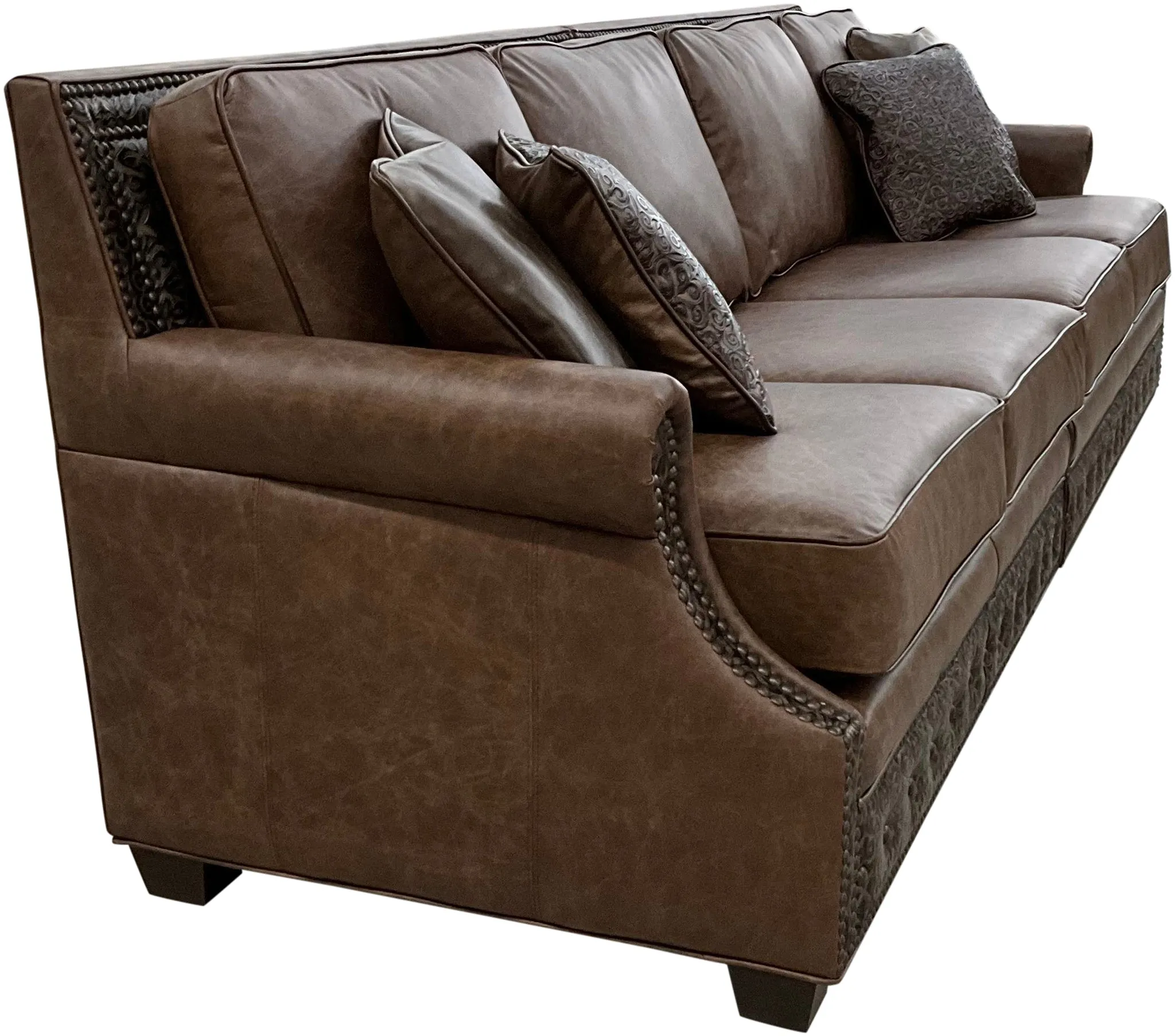 Celine Copper Western Sectional Sofa