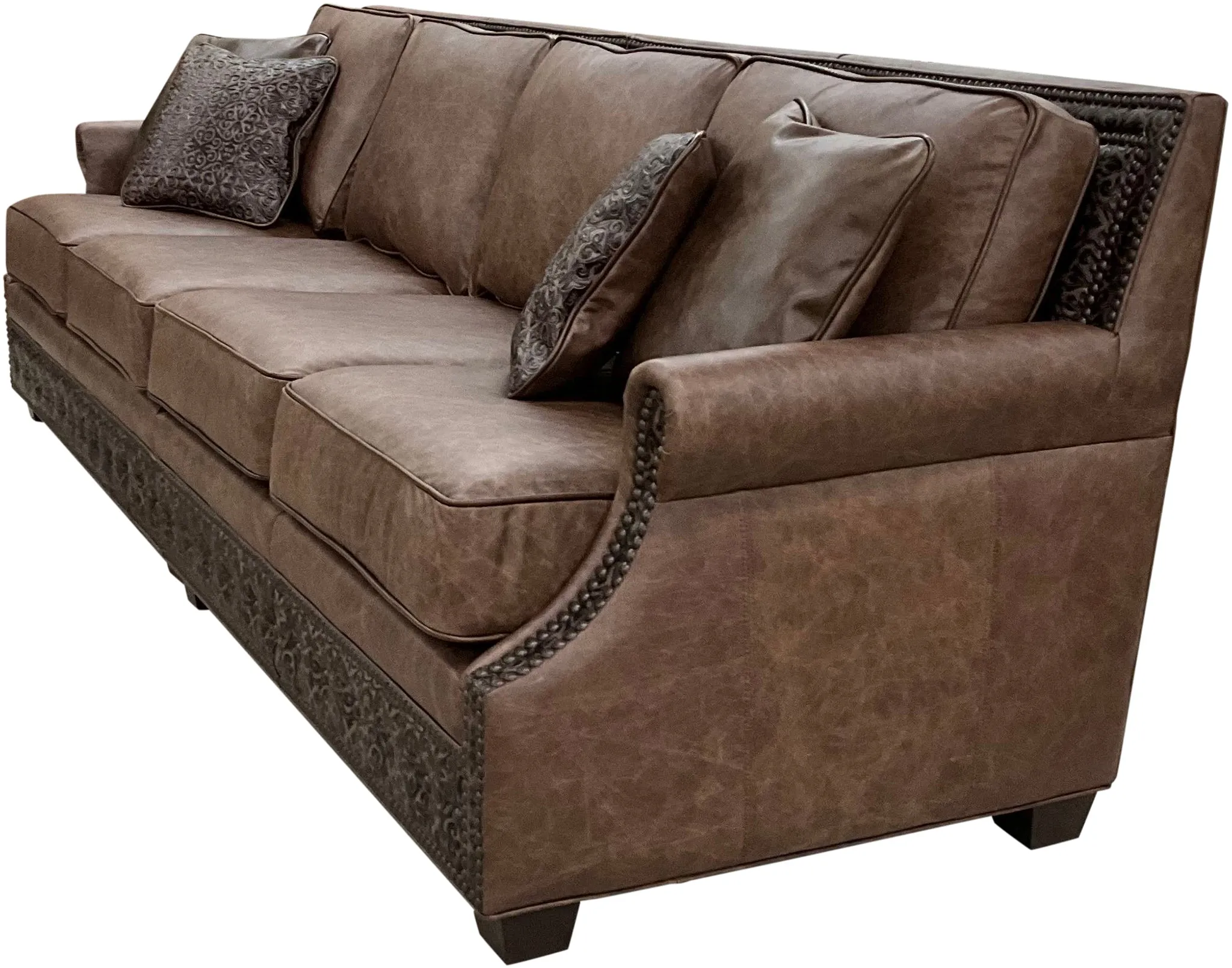 Celine Copper Western Sectional Sofa