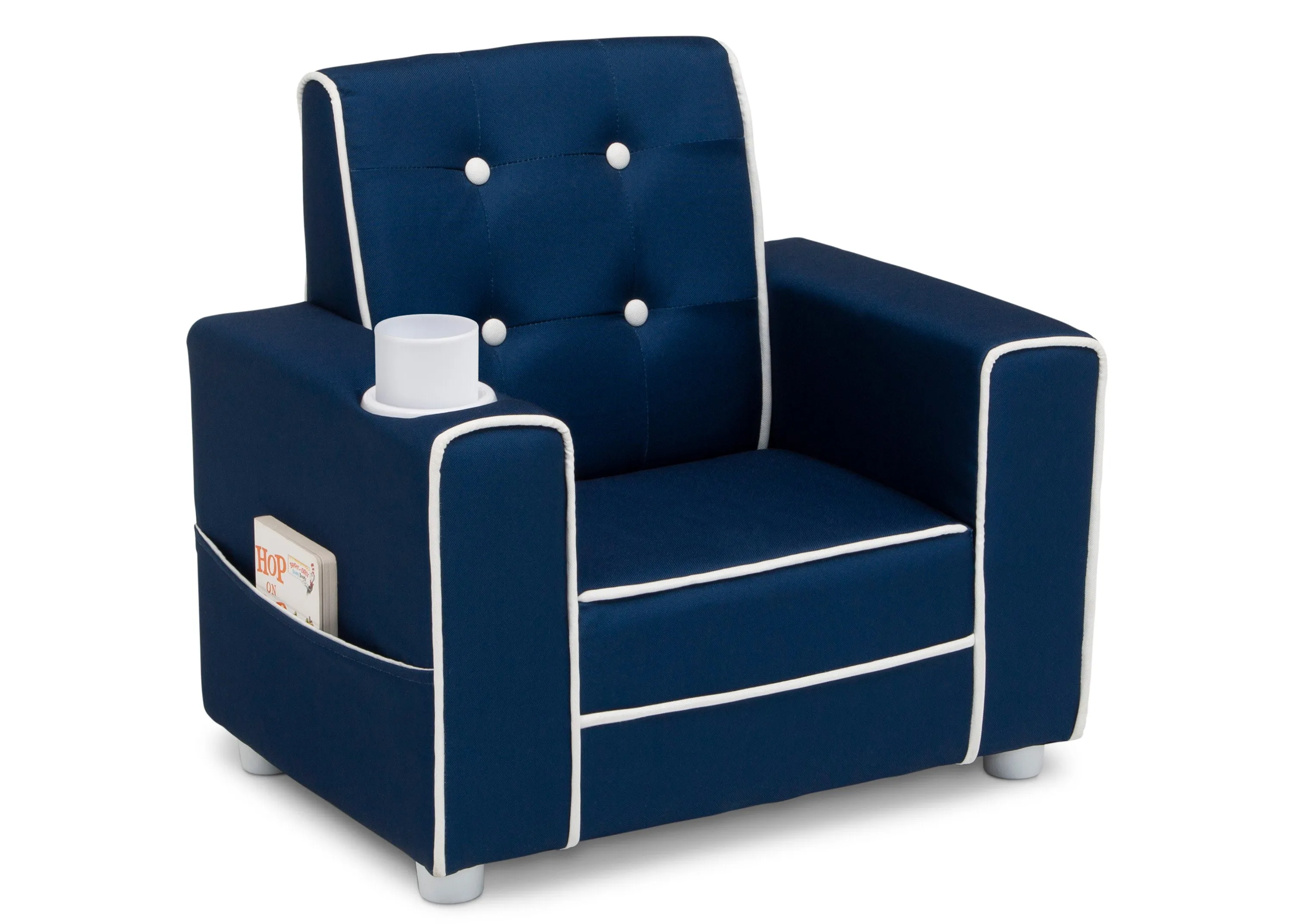 Chelsea Kids Upholstered Chair with Cup Holder