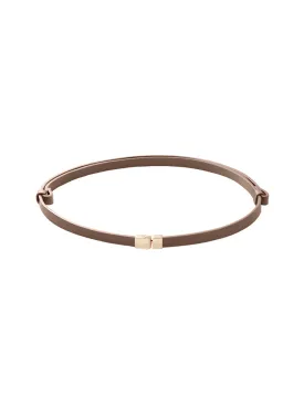 Chic Thin Leather Belt