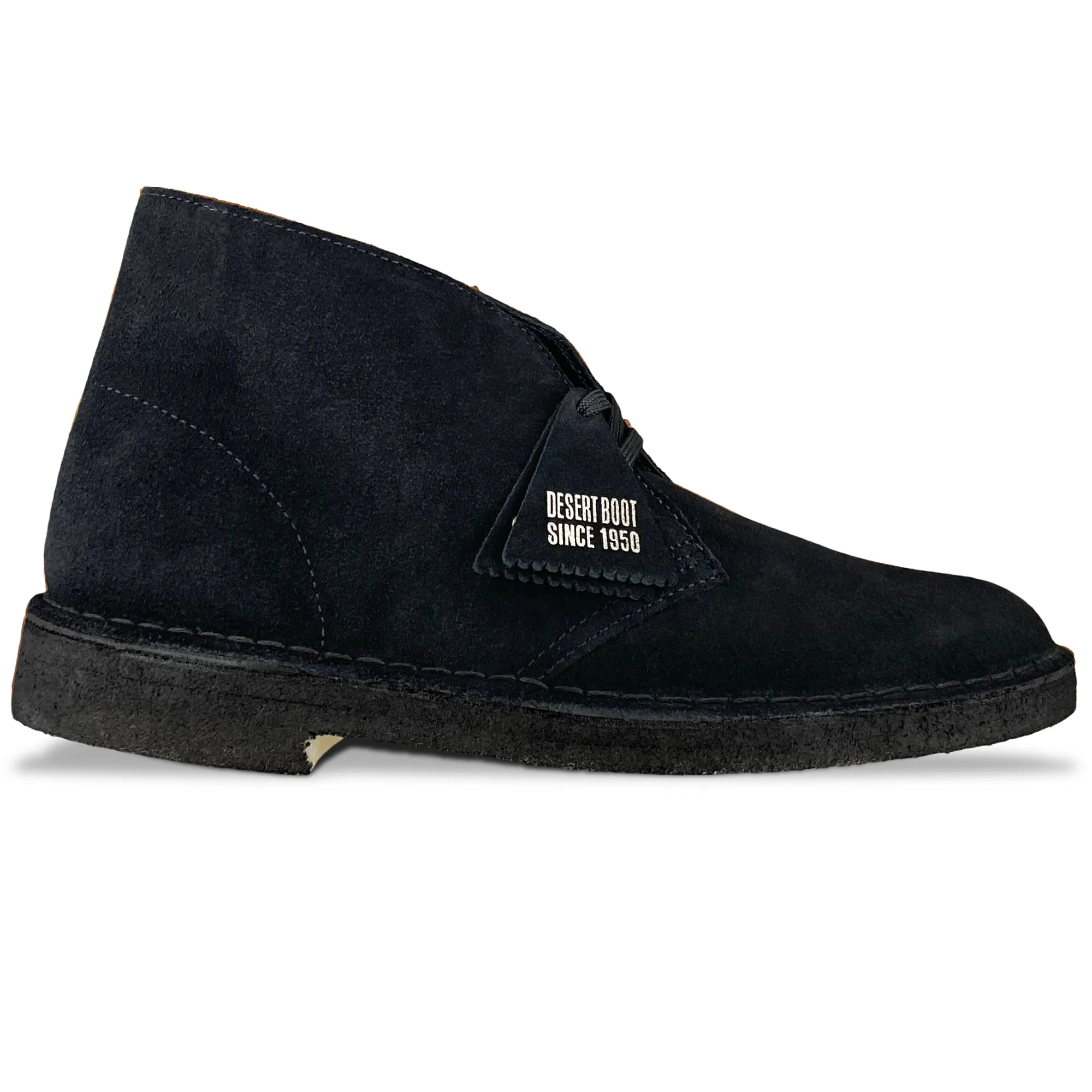 Clarks Originals New Desert Boot - Black Suede