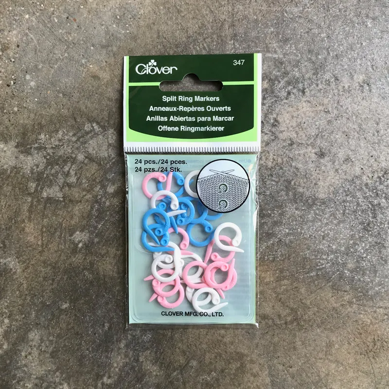 Clover Split ring markers