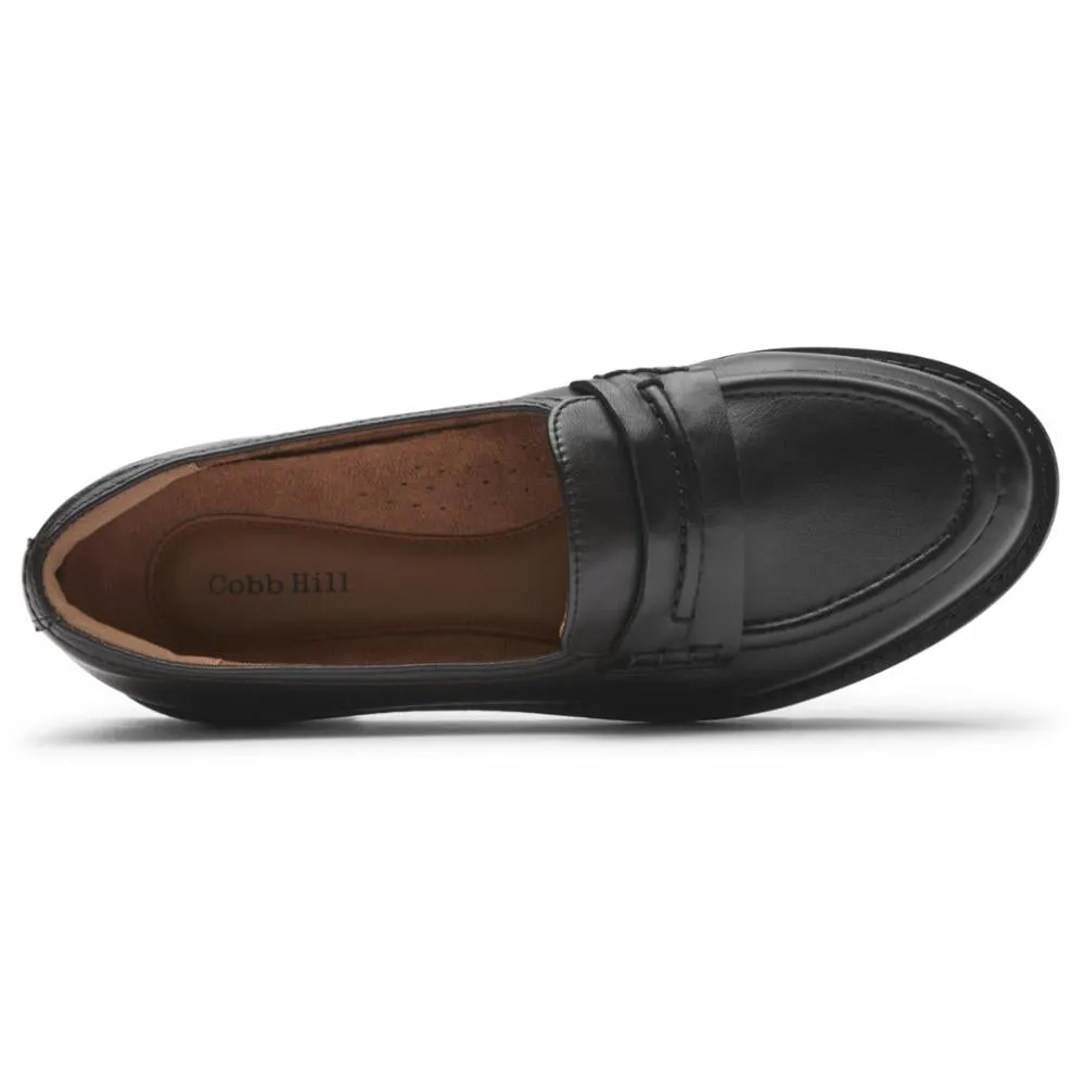 Cobb Hill JANNEY LOAFER BLACK LTHR