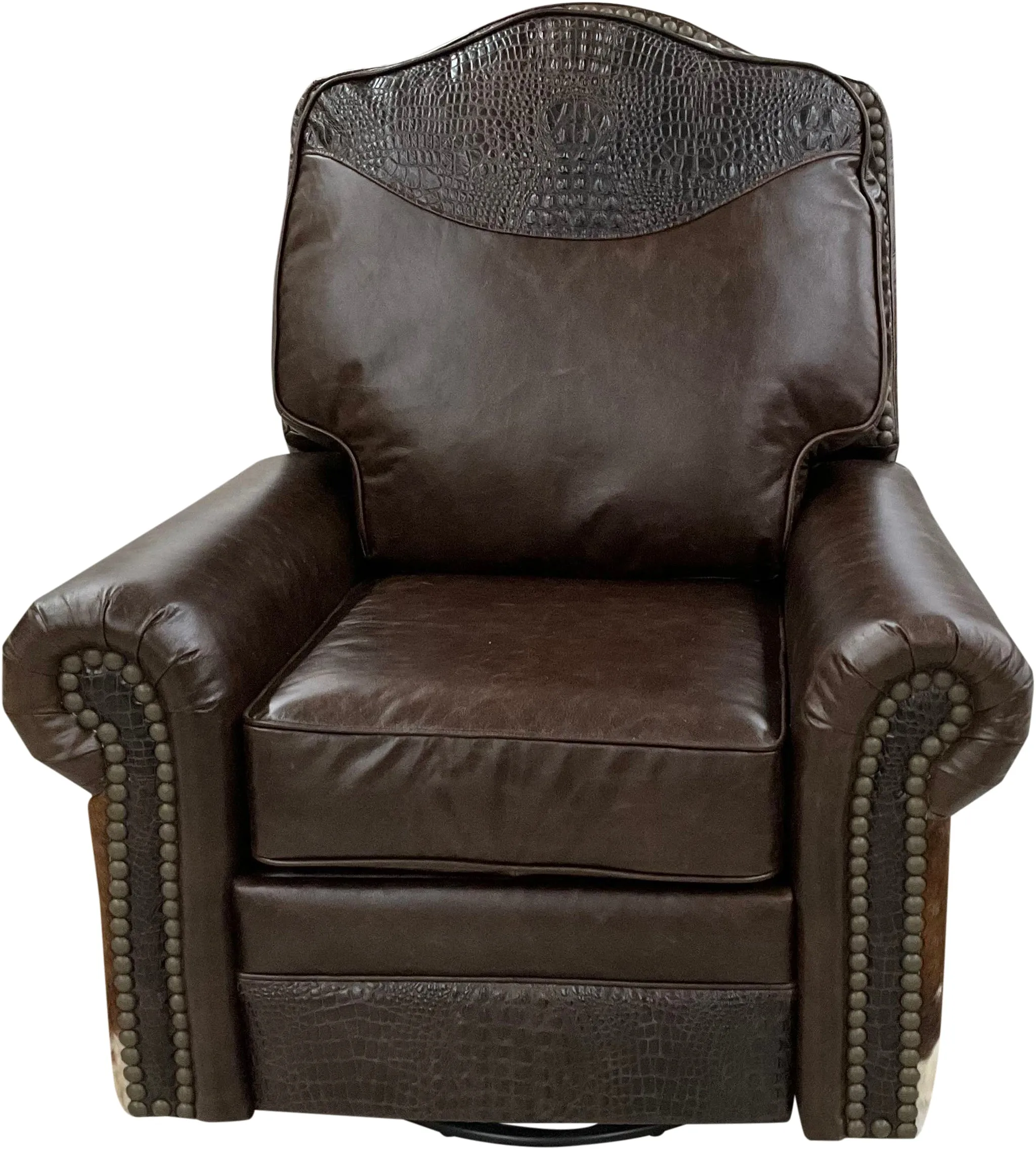 Coburn III Western Swivel Glider Recliner