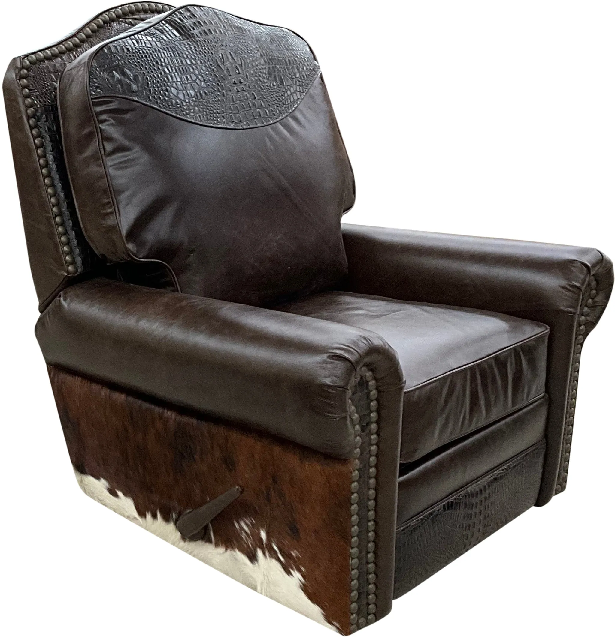 Coburn III Western Swivel Glider Recliner