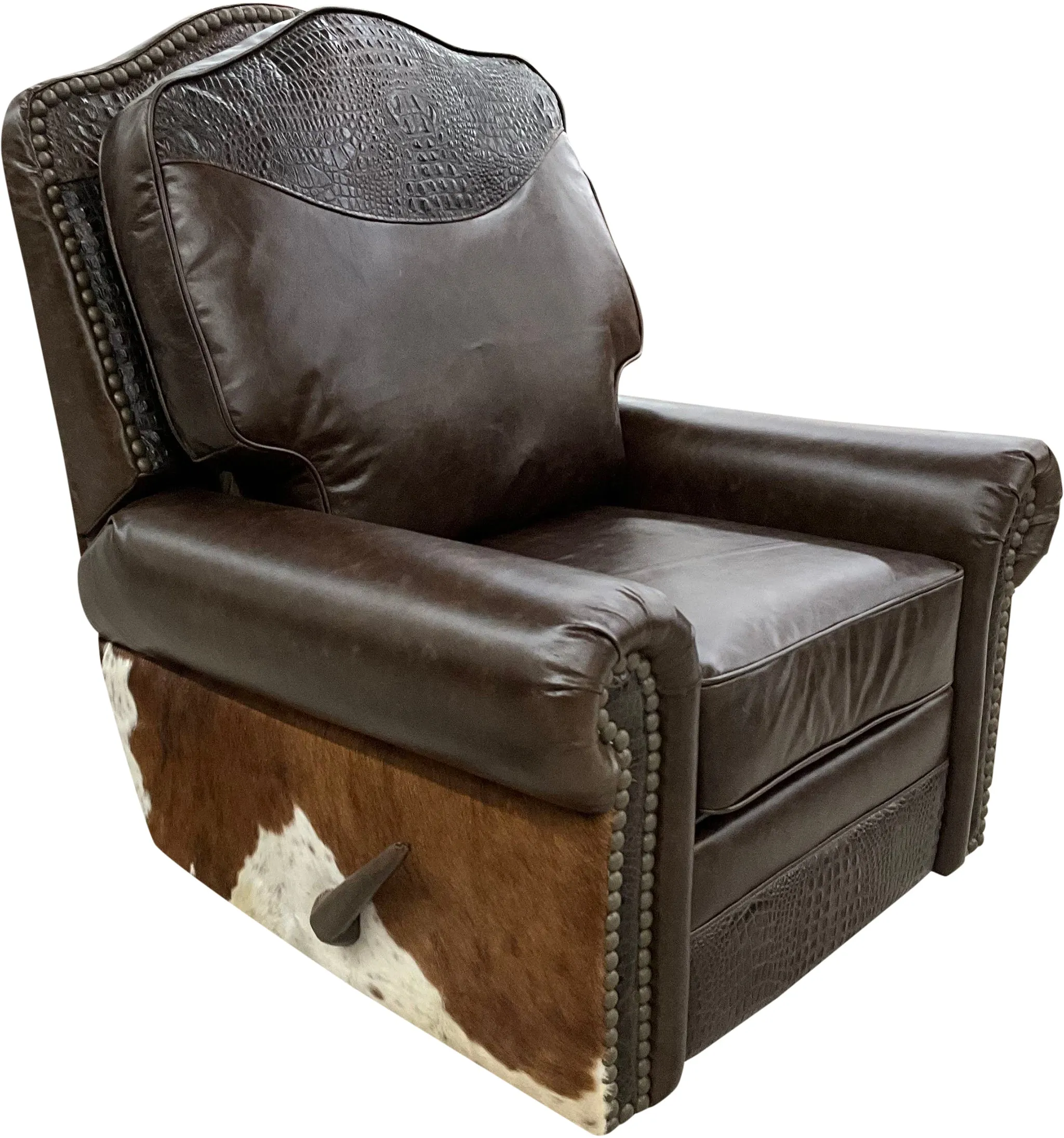 Coburn III Western Swivel Glider Recliner