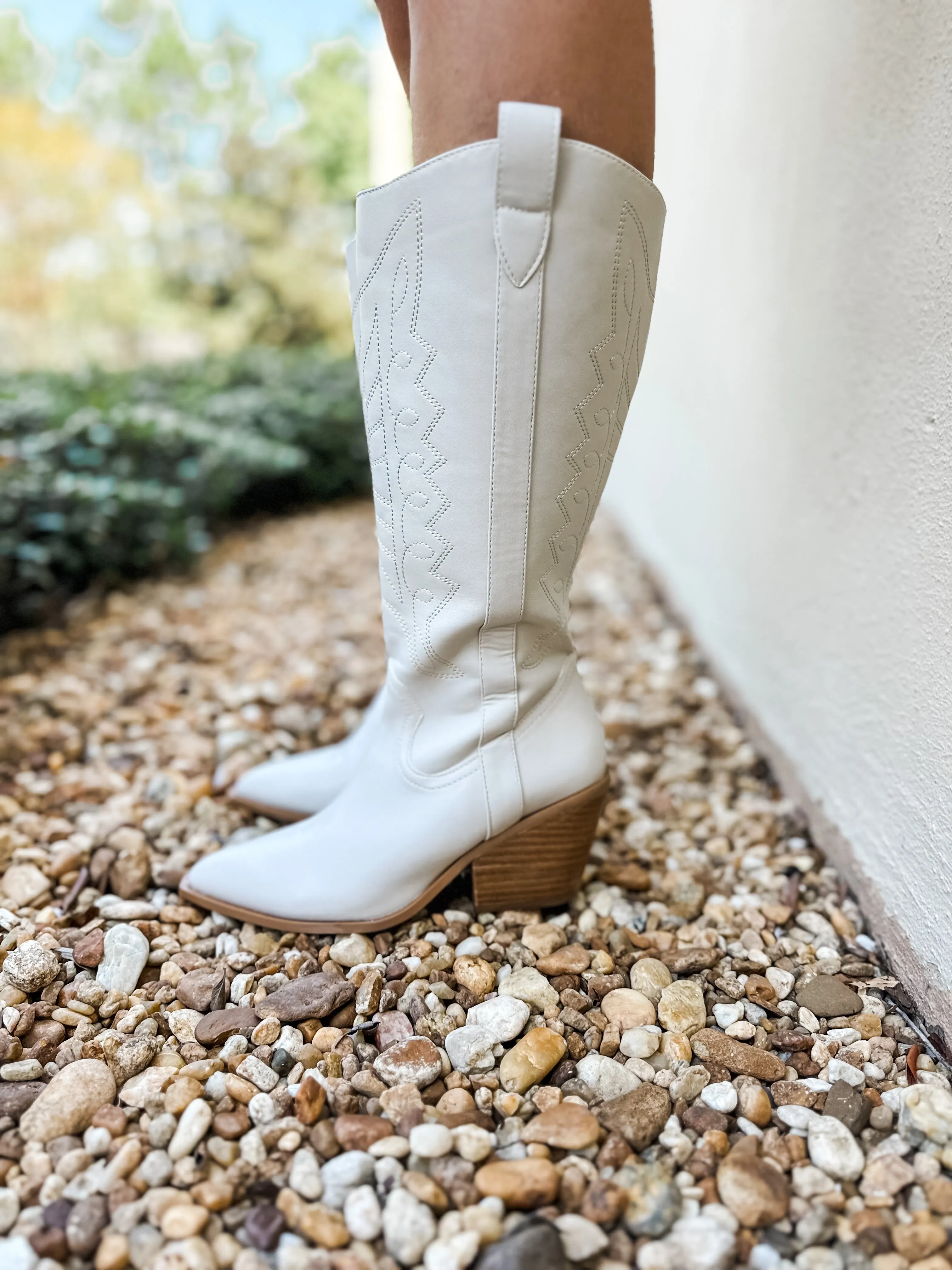 Corkys: Howdy Cowboy Boot - Winter White